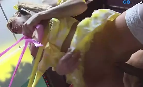 Blonde Babe Duo Pleases Him Beyond Blowjobs